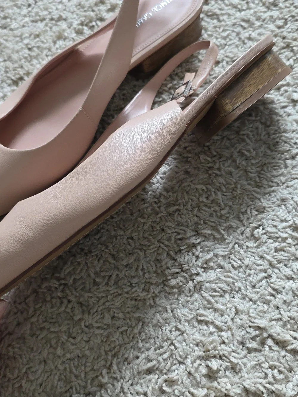 Vince Camuto Leather Slingback Flats - Jesander - Picture 4 of 4